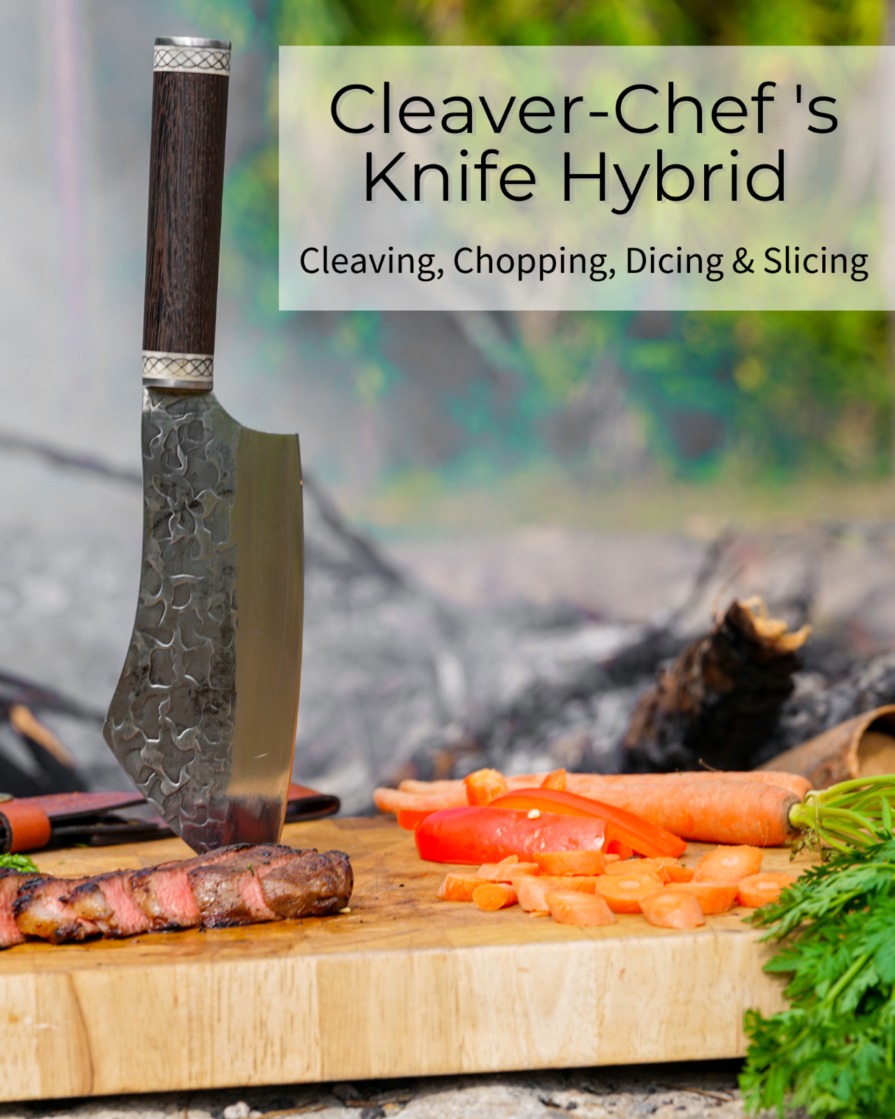Viking Kitchen Knife – Cleaver Chef Hybrid | Knife | Wiccan Center