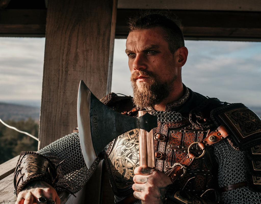 Viking Broad Axe – 5-Foot Long Axe Replica | Armory | Wiccan Center
