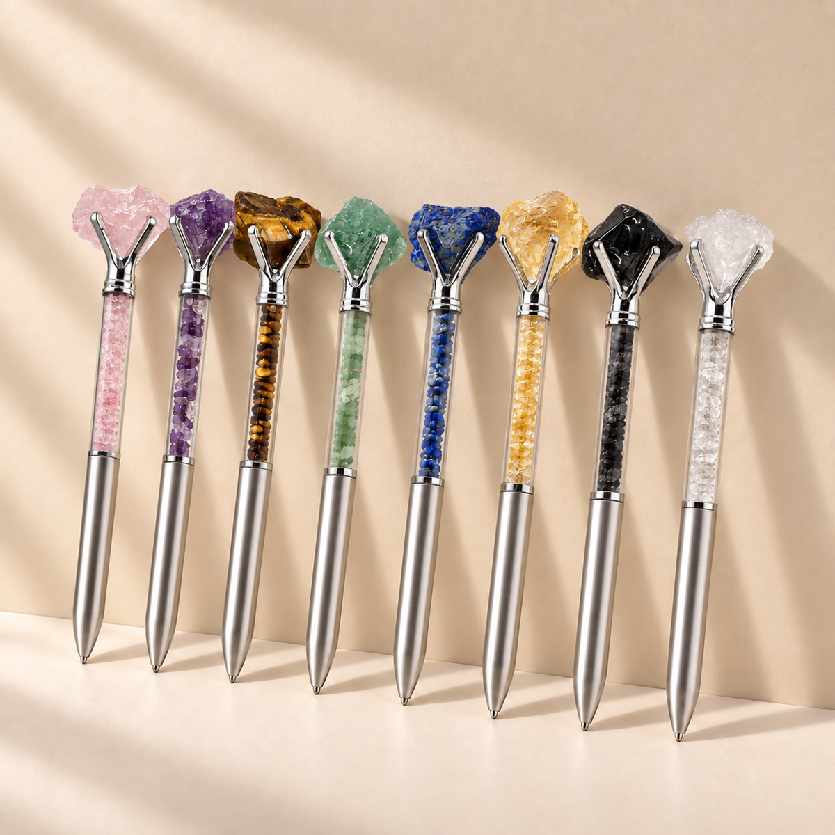 Multi Crystals Pens | Crystal Pen | Wiccan Center