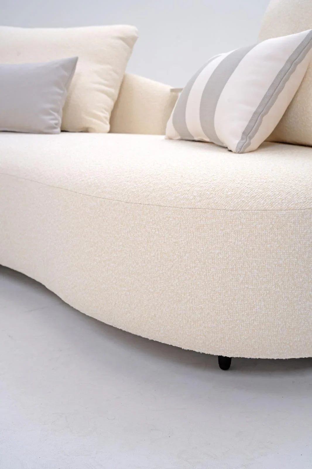 Serene Outdoor Sofa - 83", Cream Bouclé All-Weather | Outdoor Sofa | Wiccan Center