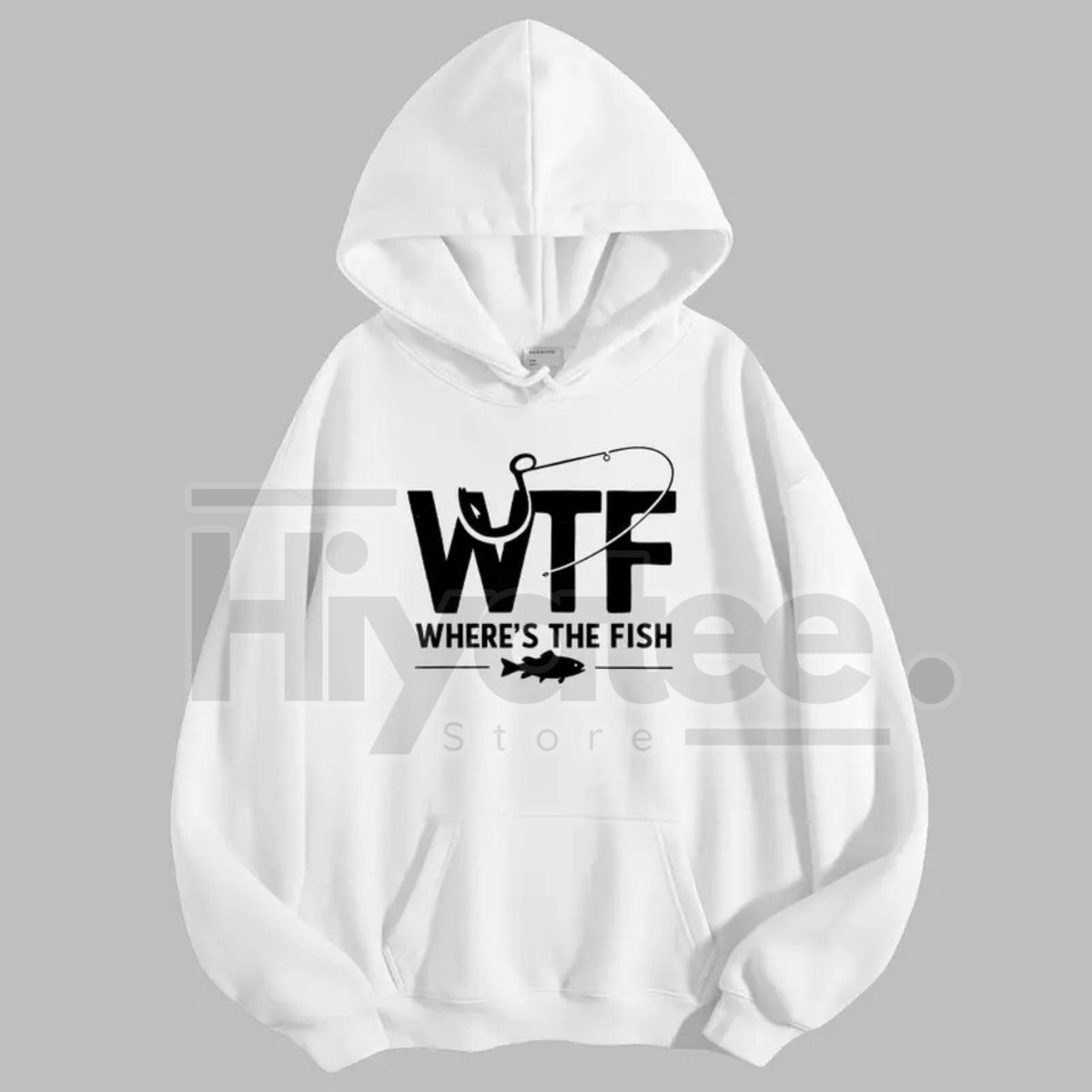 Men's Funny Fishing Graphic Hoodie | Hoodie | Wiccan Center