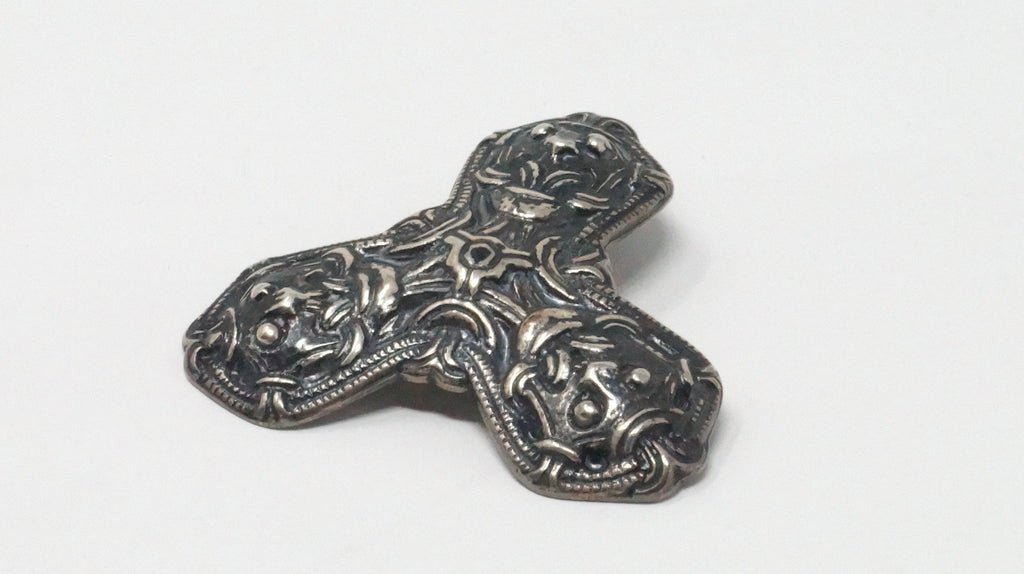 David Andersen Norway Viking Saga Trefoil Beast Sterling Silver Necklace Pendant | Jewelry > Necklaces > Pendants | Wiccan Center