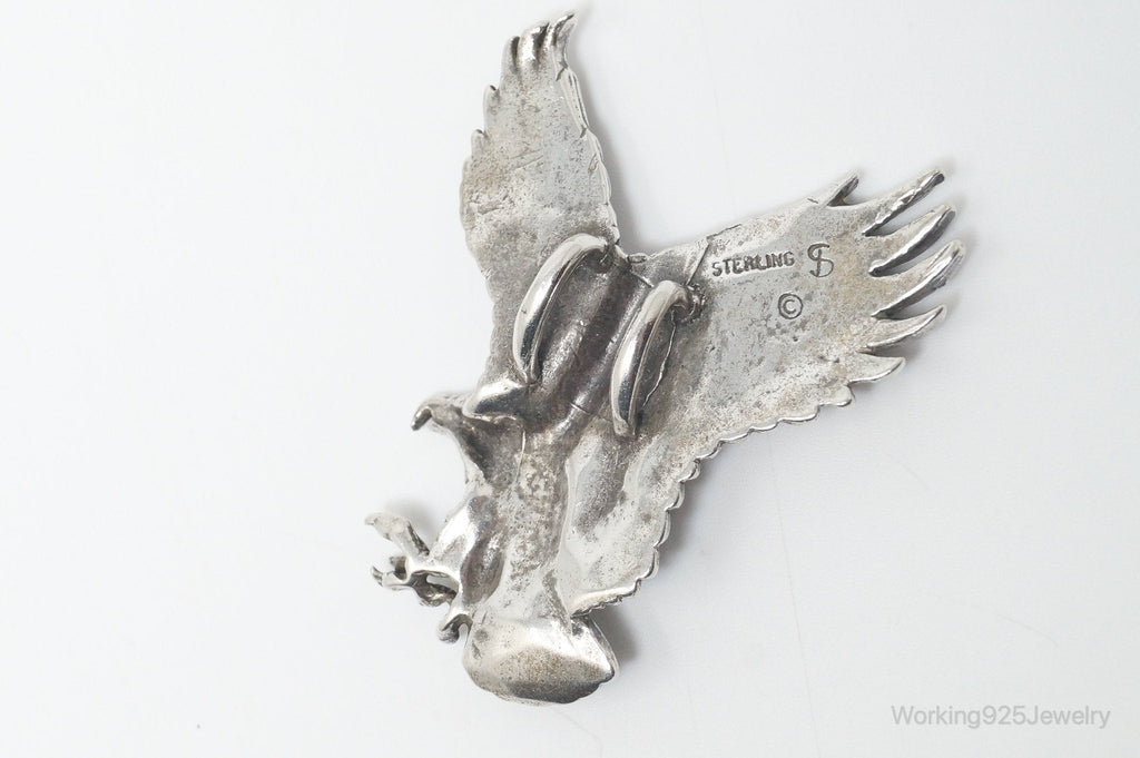 Vintage Native American Shube's Manufacturing Inc Sterling Silver Eagle Pendant | Jewelry > Necklaces > Pendants | Wiccan Center