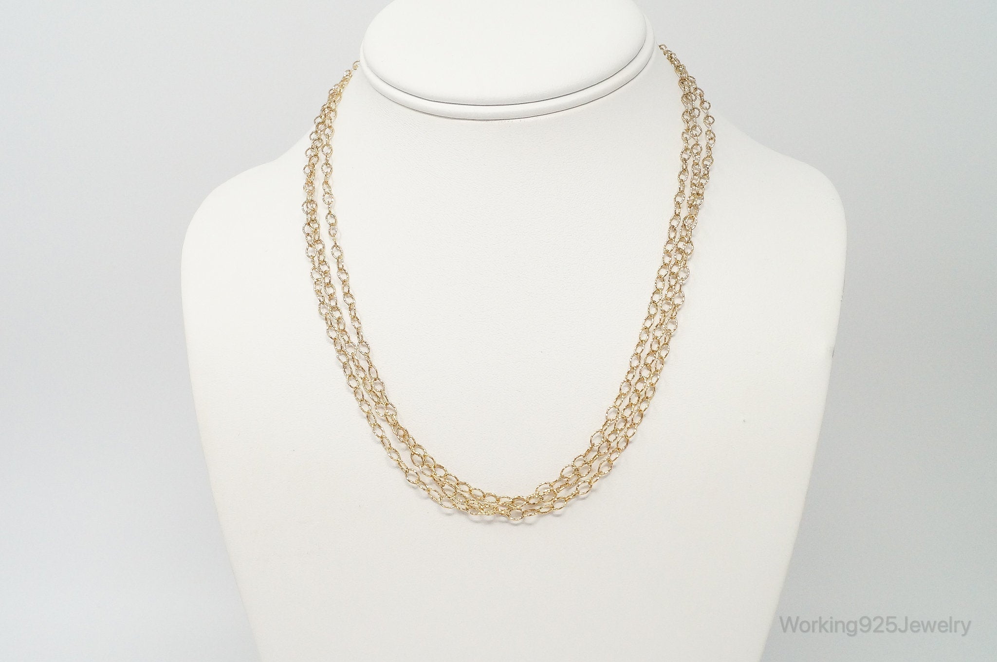 Italian Vintage Designer LIRM Gold Vermeil Sterling Silver Necklace | Jewelry > Necklaces > Pendants | Wiccan Center