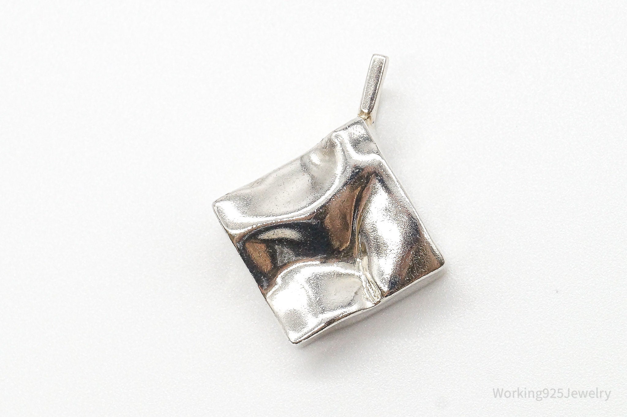 Vintage Galla Modernist Silver Pendant | Jewelry > Necklaces > Pendants | Wiccan Center