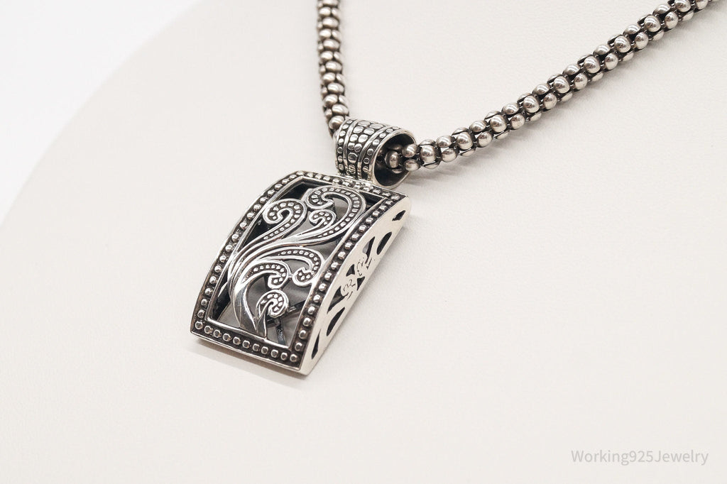 Designer Silpada Art Deco Sterling Silver Necklace | Jewelry > Necklaces > Pendants | Wiccan Center