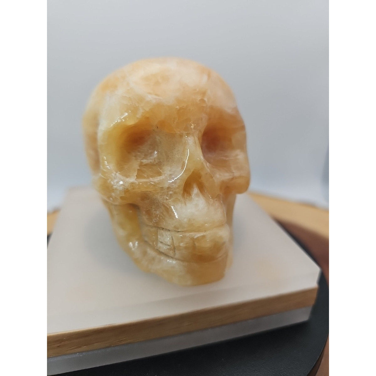 0.89 lb Jasper Jade Agate Crystal Skull – Madagascar