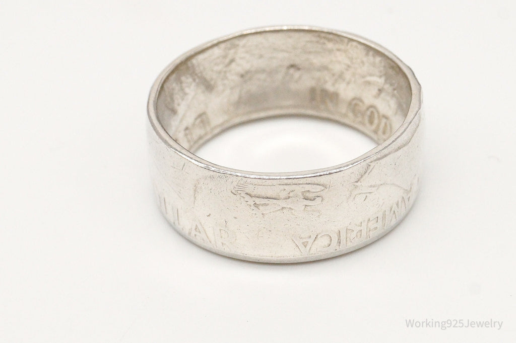 Vintage 1952 Half Dollar Silver Ring - Size 10.75 | Jewelry > Rings | Wiccan Center