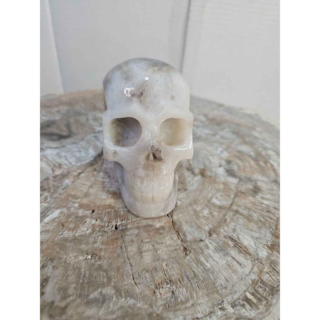2.2 lb Natural Amethyst Hand-Carved Crystal Skull — Spiritual Collector Piece | CrystalCloud Company