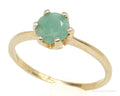Vintage RJ Green Jade Gold Vermeil Sterling Silver Ring - Size 7.25 | Jewelry > Rings | Wiccan Center