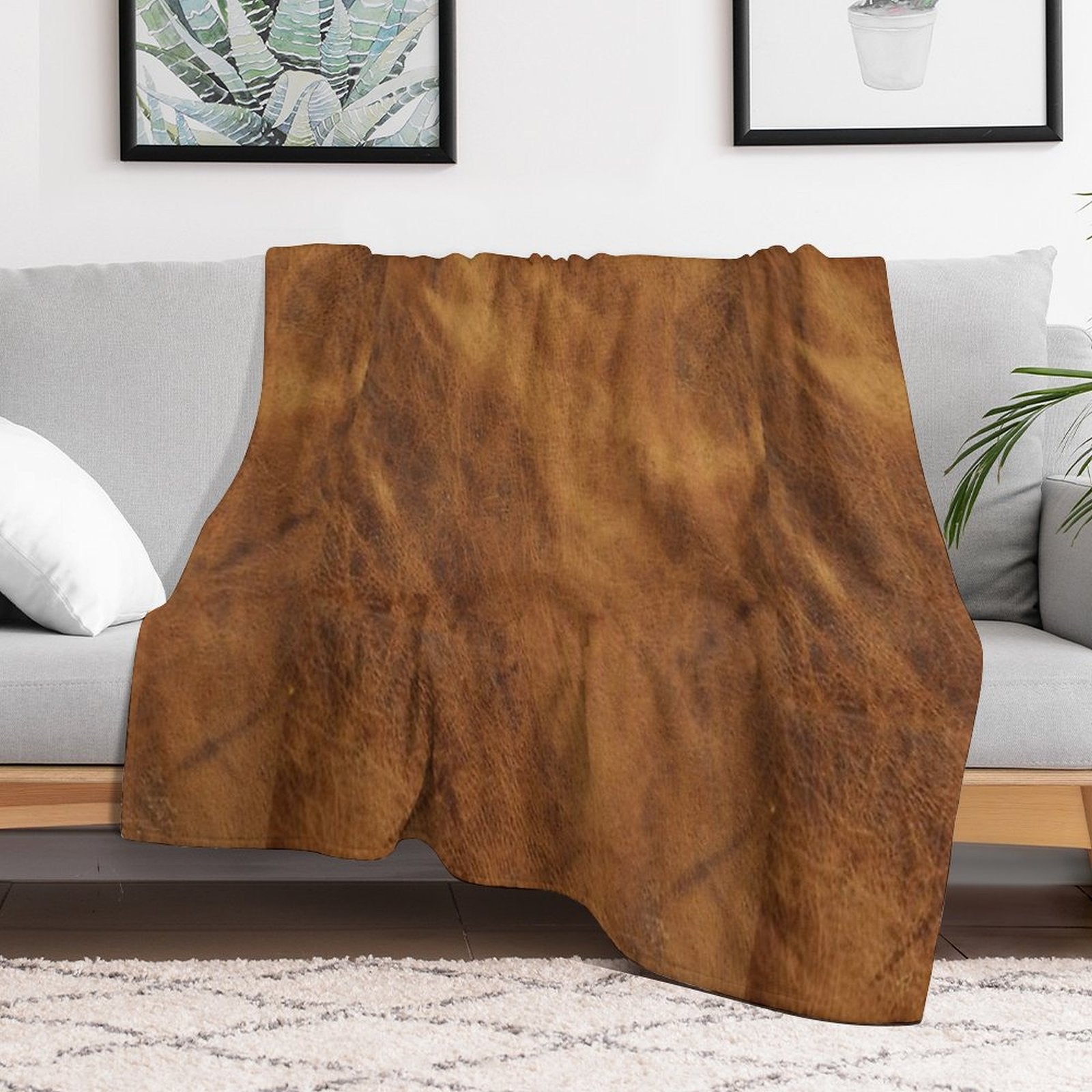 Leather Throw Blanket | Blankets | Wiccan Center