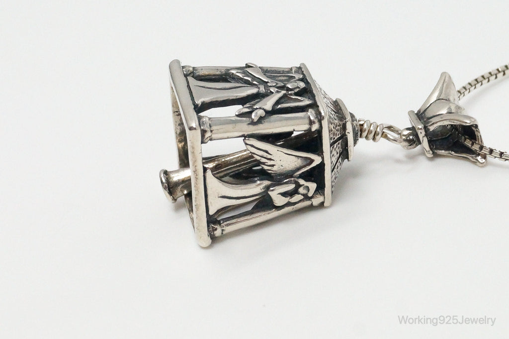 Four Sided Angel Bell Sterling Silver Necklace | Jewelry > Necklaces > Pendants | Wiccan Center