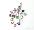 Large Vintage Multi Gem Sterling Silver Necklace Pendant | Jewelry > Necklaces > Pendants | Wiccan Center