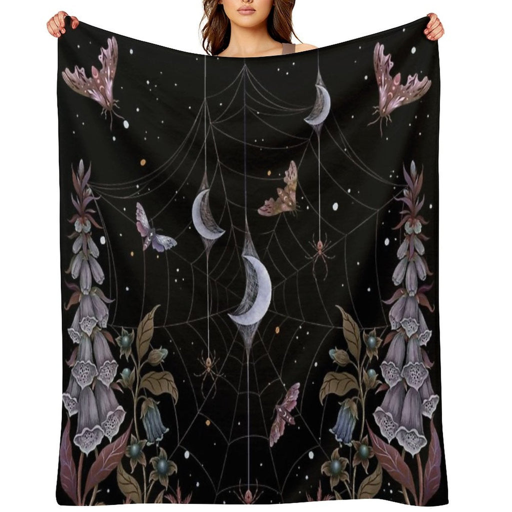 Witch Garden Shrink-resistant Throw Blanket