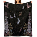 Witch Garden Shrink-resistant Throw Blanket