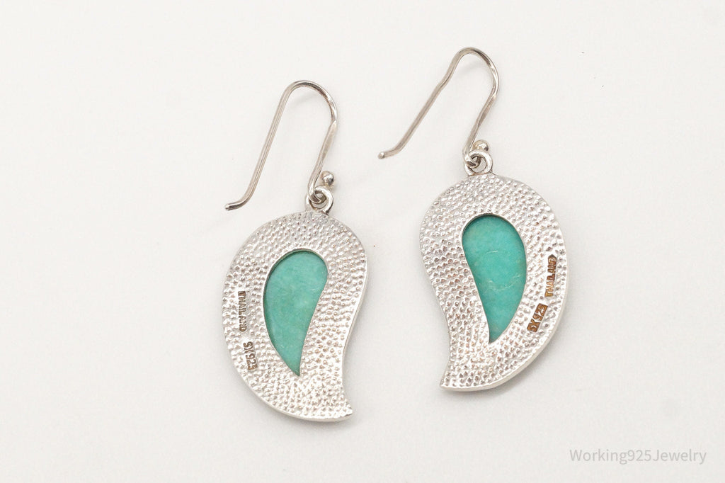 Designer SX Turquoise Sterling Silver Earrings | Jewelry > Earrings | Wiccan Center