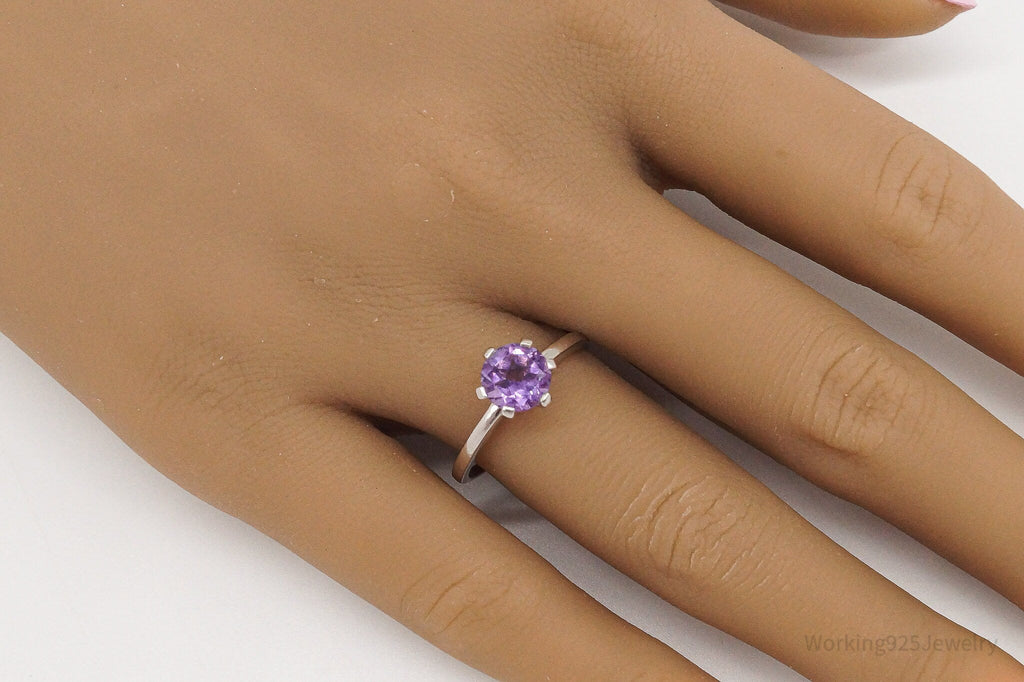 Vintage Amethyst Sterling Silver Ring - Size 8 | Jewelry > Rings | Wiccan Center