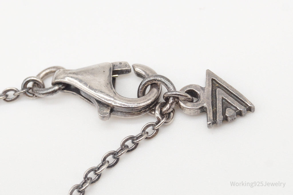 Designer Silpada Brass Chinese Coin Replica Sterling Silver Retired Necklace | Jewelry > Necklaces > Pendants | Wiccan Center