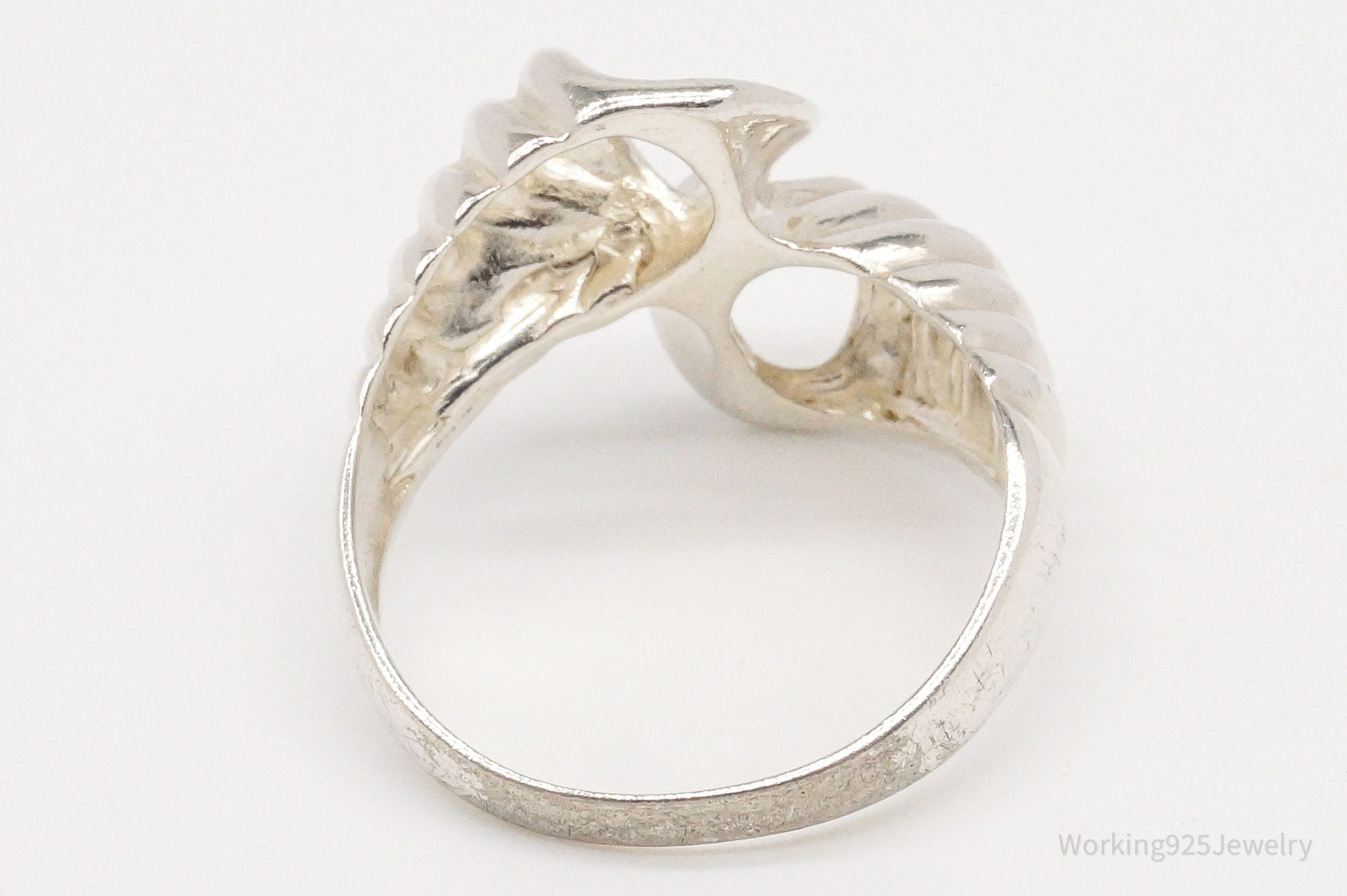 Vintage Modernist Sterling Silver Ring - Size 11.75 | Jewelry > Rings | Wiccan Center