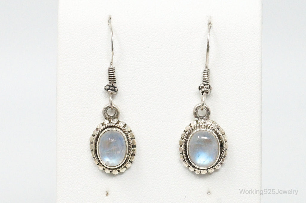 Vintage Moonstone Bali Style Sterling Silver Earrings | Jewelry > Earrings | Wiccan Center