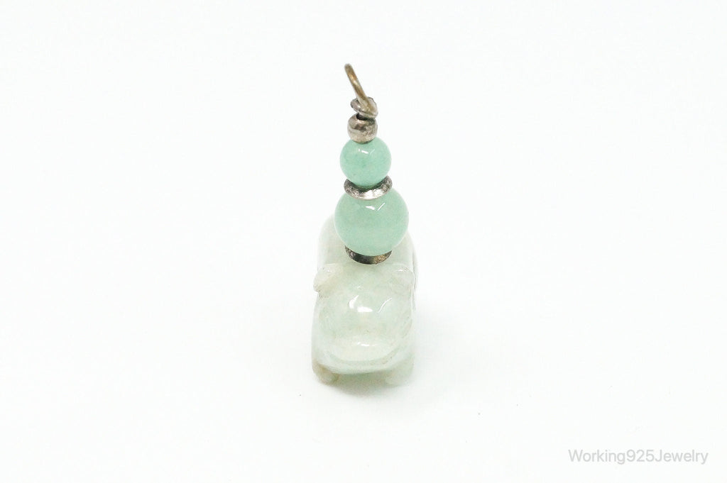 Vintage Carved Pig Jade Pendant | Jewelry > Necklaces > Pendants | Wiccan Center
