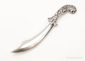 Large 1940s Victorian Revival Scimitar Sword Dagger Sterling Silver Pin Brooch | Jewelry > Brooches, Pins & Clips | Wiccan Center