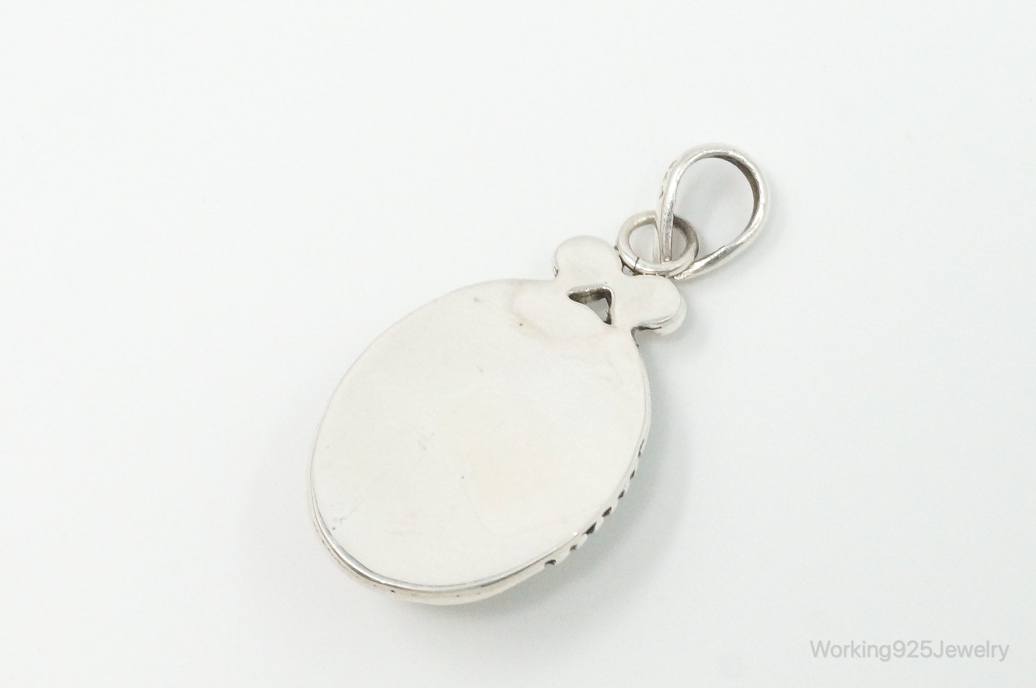Large Vintage Pearl Sterling Silver Pendant | Jewelry > Necklaces > Pendants | Wiccan Center