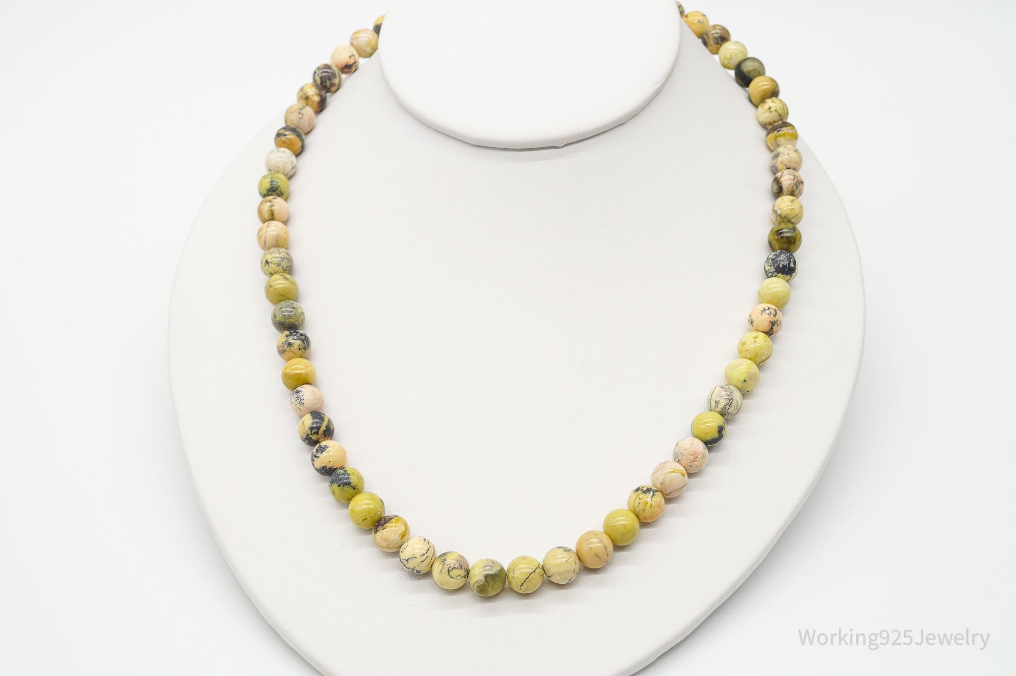 Vintage Designer LS Yellow Turquoise Bead Necklace | Jewelry > Necklaces | Wiccan Center
