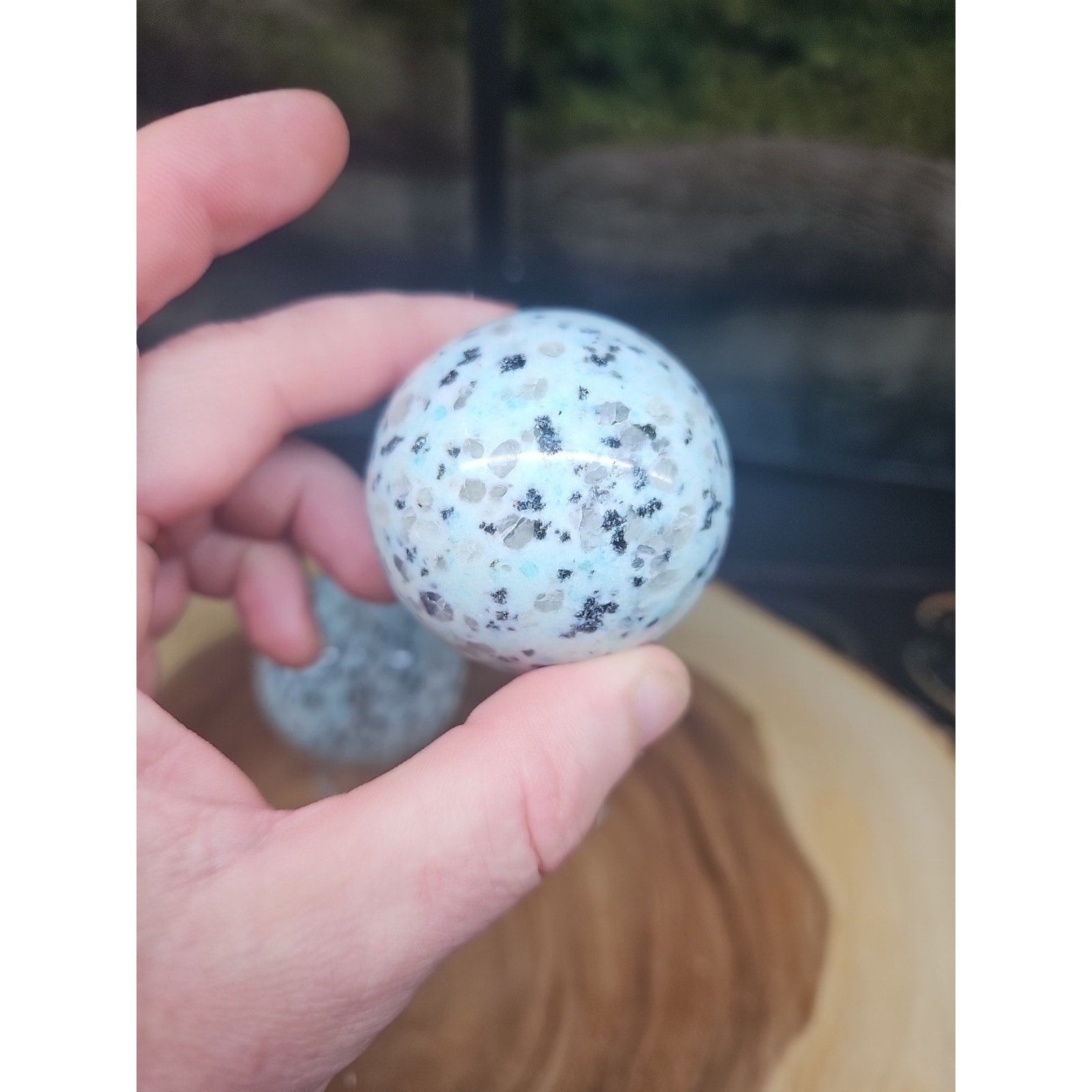 2Pcs A Set Of Natural Quartz Crystal Jasper Sphere Ball Polished 50-60mm &stand | Crystal Spheres & Eggs | Wiccan Center
