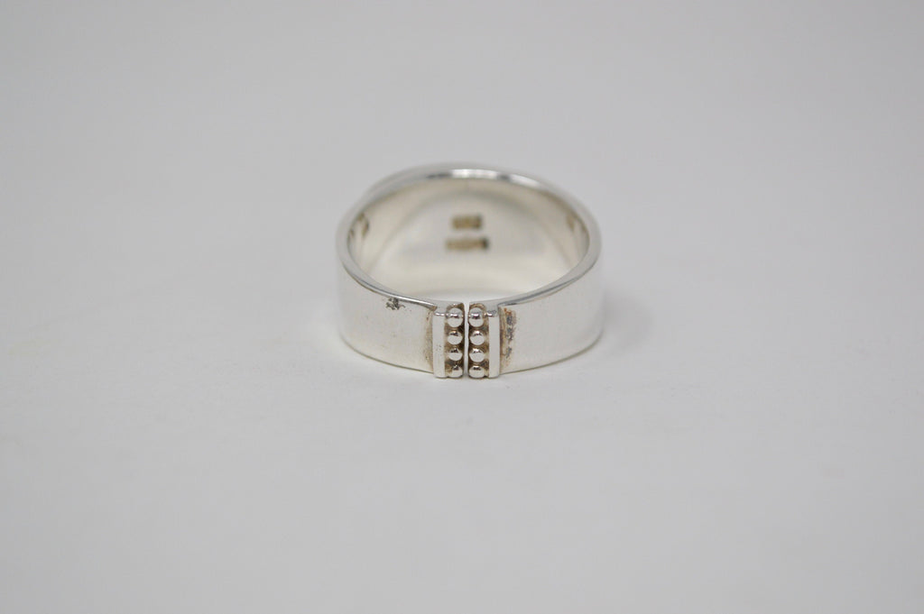 Vintage Designer Sajen Gold Druzy Sterling Silver Adjustable Ring - Size 10 | Jewelry > Rings | Wiccan Center