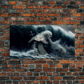 Poseidon god Framed canvas, Greek ancient decor, Mythology art, Ancient Rome print Ocean art, Neptune wall art Gamer Gift | | Wiccan Center