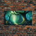 Beautiful magical fairy forest, Framed canvas print, Fantasy forest wall art Enchanted forest, Fantasy Home Decor | | Wiccan Center