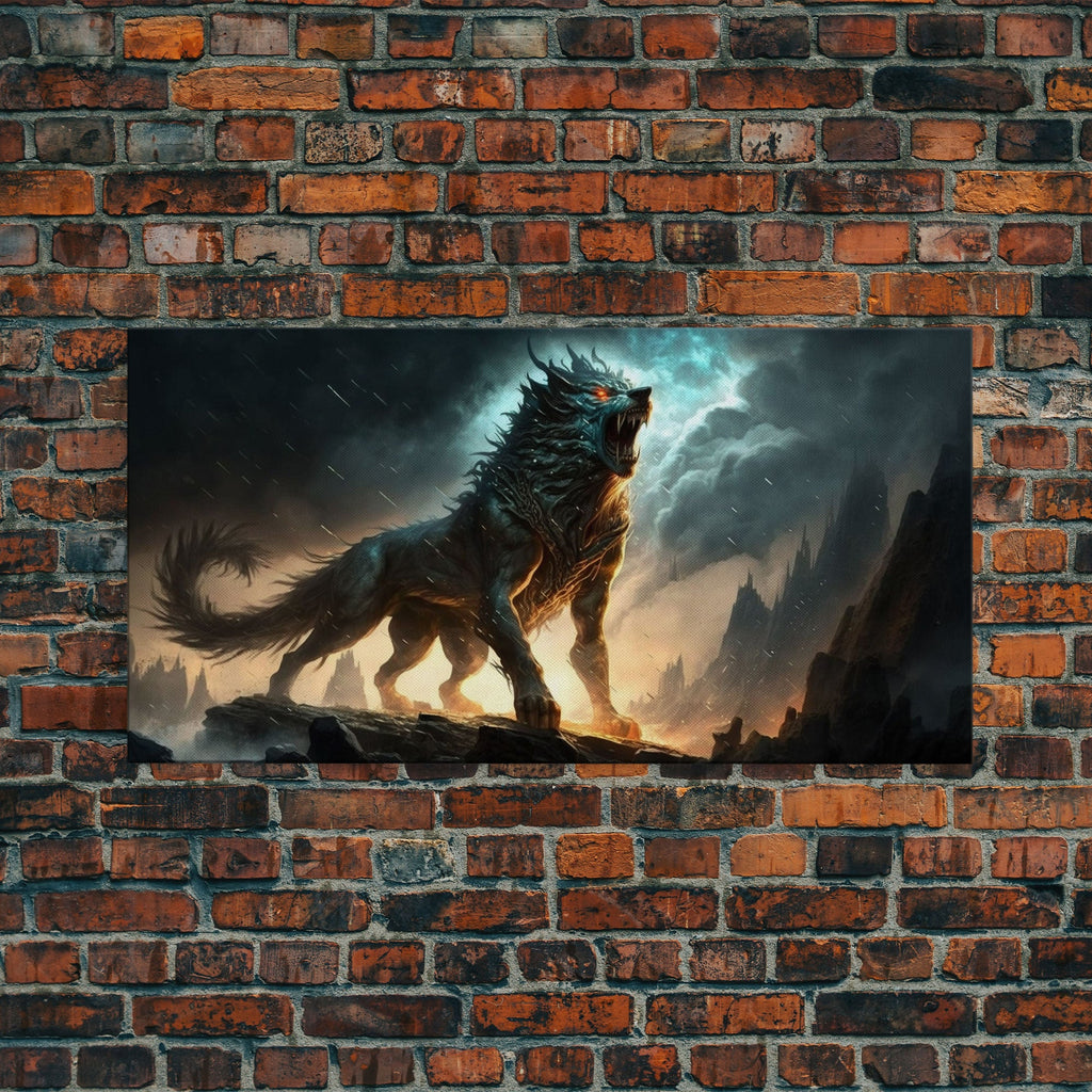 Fenrir, Fenrisúlfr, Norse Mythology, Hróðvitnir, Vánagandr, Vanargand, Fantasy Wolf Art, Nordic Fantasy Art | | Wiccan Center