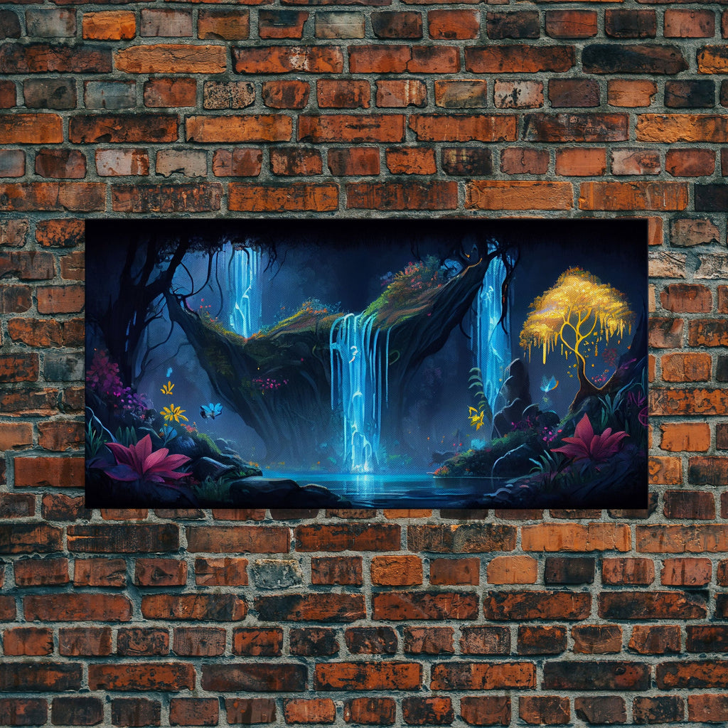 Enchanted Forest Painting, Fantasy Art, Fairy House, Fantasy, Woodland Decor, Woods, Forest, Fairy Forest | | Wiccan Center