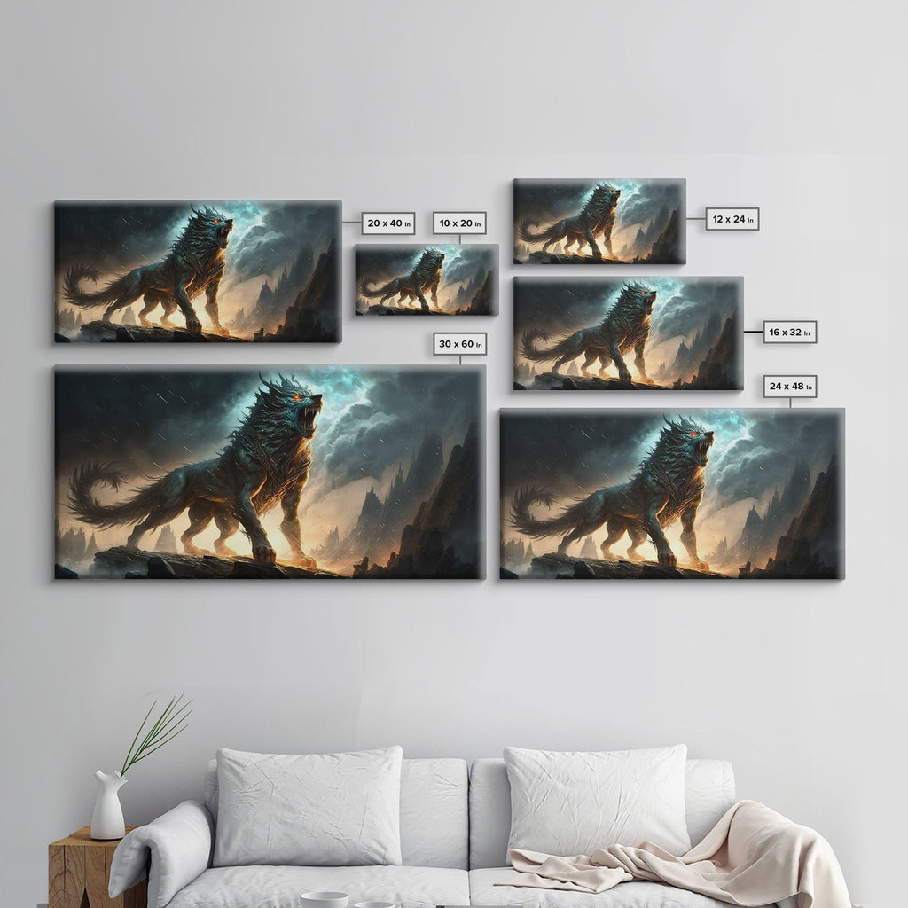 Fenrir, Fenrisúlfr, Norse Mythology, Hróðvitnir, Vánagandr, Vanargand, Fantasy Wolf Art, Nordic Fantasy Art | | Wiccan Center