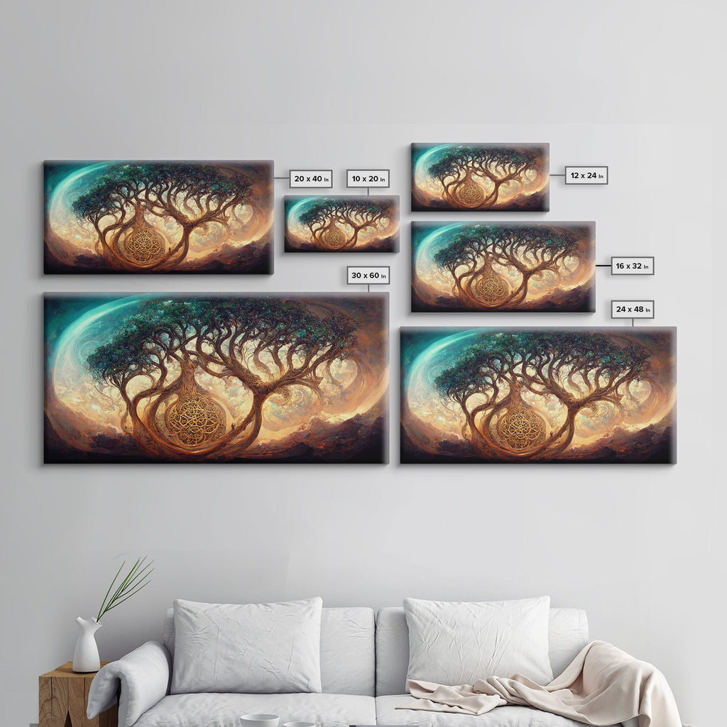 Gaia, norse mythology, canvas print, high fantasy art