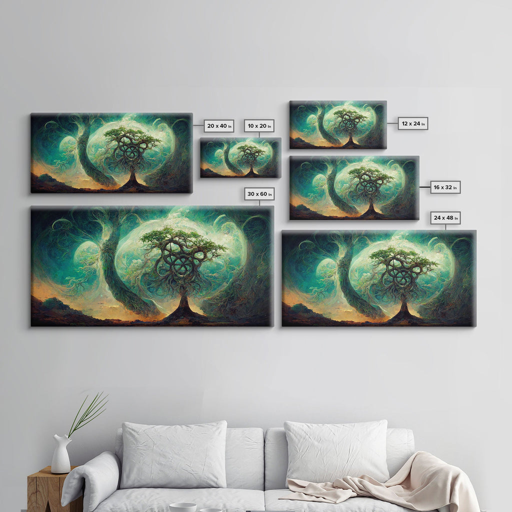 Gaia, norse mythology, canvas print, high fantasy art