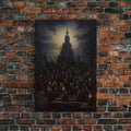 The Well Of Souls, Macabre Art, Halloween Decor, Framed Canvas Print, Dark Arts, Witchcraft Decor, Halloween Wall Art | | Wiccan Center