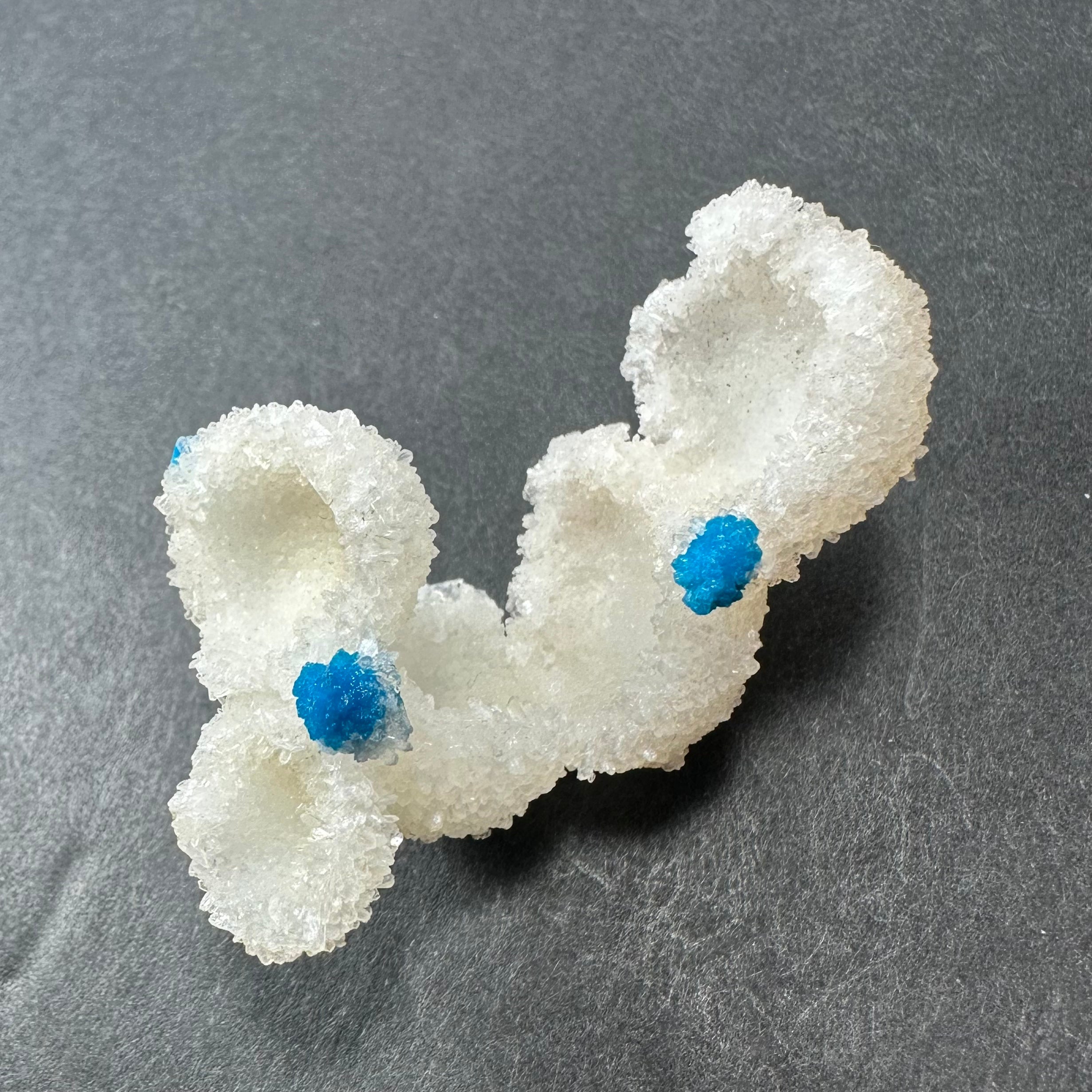 Cavansite Ball 'Floaters' on Stilbite MD | Minerals | Wiccan Center