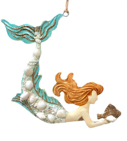 Mermaid with Shells Ornament | Ornaments | Wiccan Center