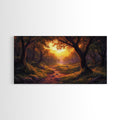 Cute Fantasy Wall Art, Framed Canvas Print, Fantasy Landscape Painting Print, Fairy Art, Fairy Landscape Wall Art Decor | | Wiccan Center