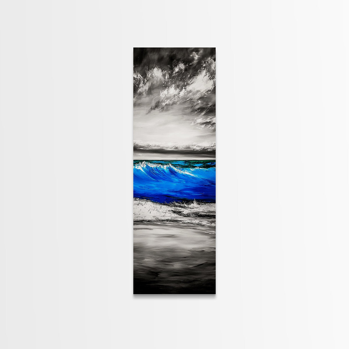 Ocean Wave, Coastal Decor, Beach Wall Art, Canvas Print, Blue Water Painting, Nautical Art, Living Room Wall Art, Ocean Lover Gift | | Wiccan Center