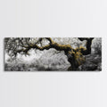 Twisted Oak, Mossy Branches, Forest Giant, Canvas Print, enchanted woodland art, fantasy living room decor, fairytale vibe | | Wiccan Center