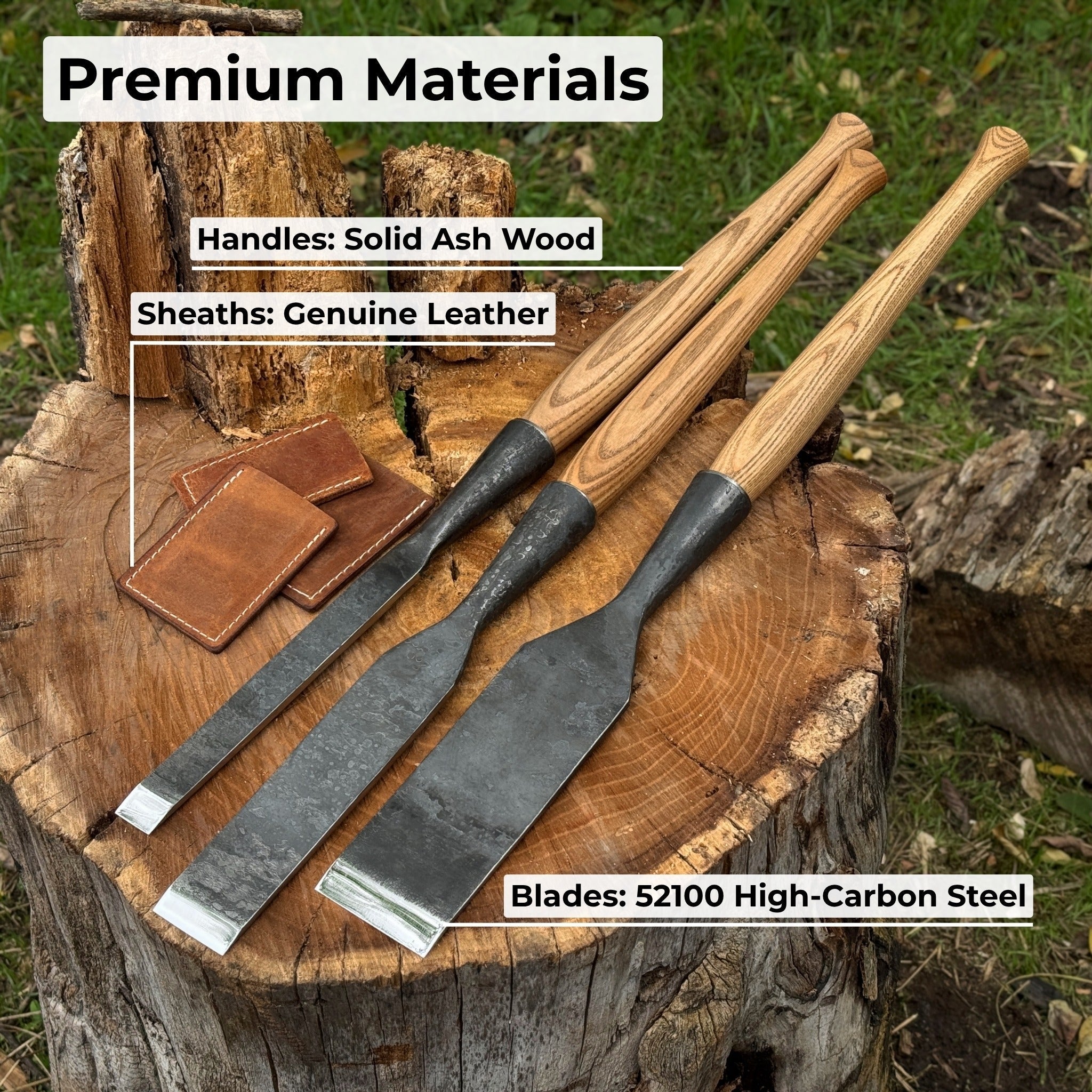 3-Piece Carpenters Slick Chisel Set | Tool Sets | Wiccan Center