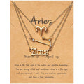 3-Piece: Constellation Zodiac Layer Necklaces | Necklaces | Wiccan Center