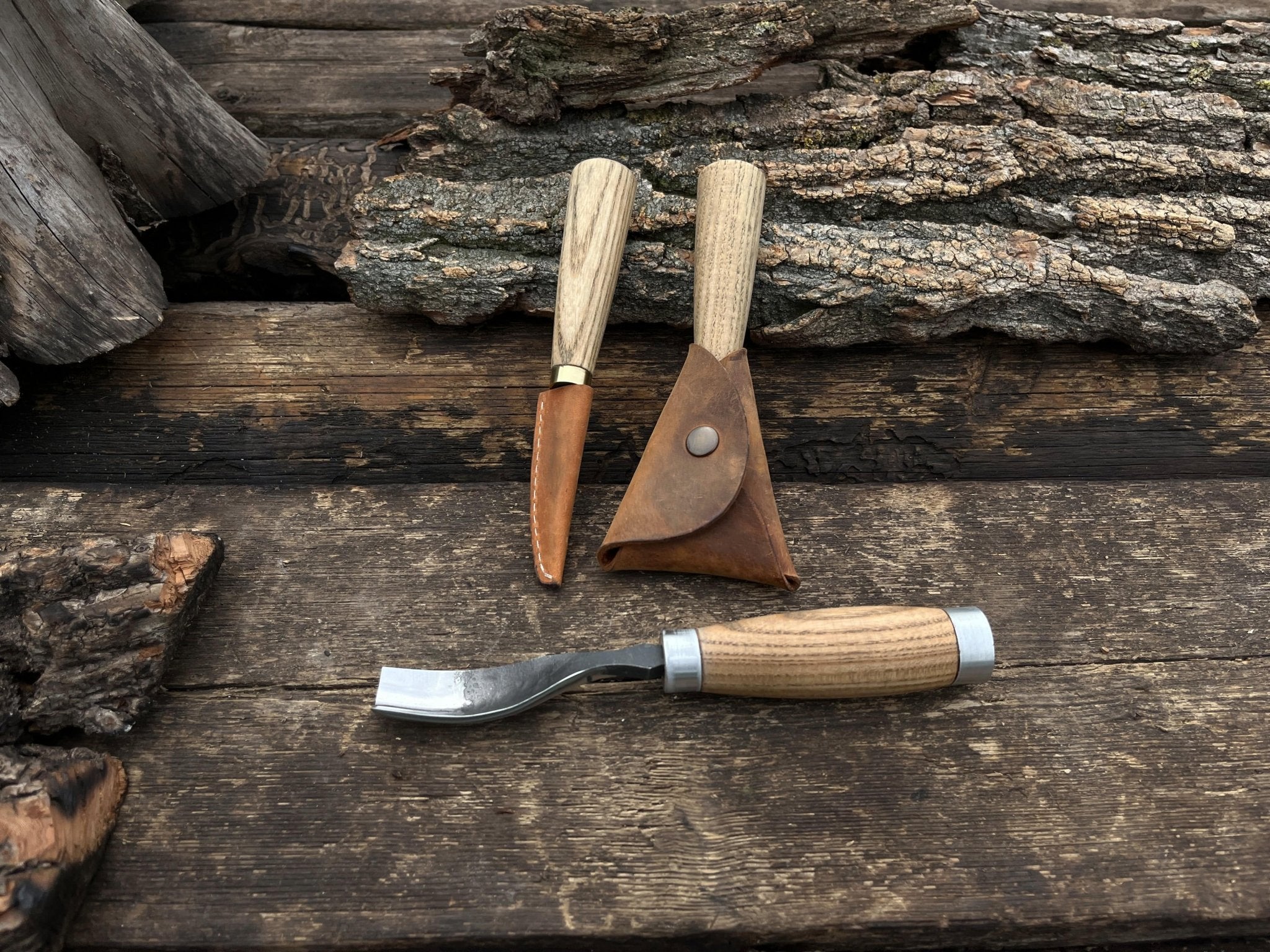 3-Piece Spoon Carving Tool Set | Tool Sets | Wiccan Center