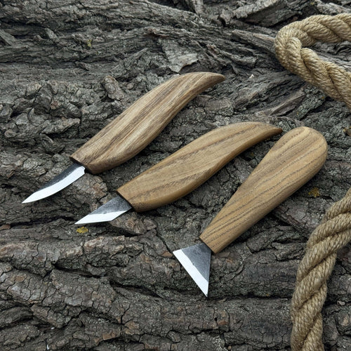3-Piece Wood Carving Knife Set | Tool Sets | Wiccan Center