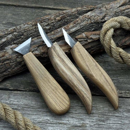 3-Piece Wood Carving Knife Set | Tool Sets | Wiccan Center