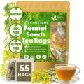 Premium Fennel Tea Bags, 100% Natural & Pure from Fennel Seeds. Fennel Seed Herbal Tea. Fennel Seed Tea. Made with Natural Material Tea Bags. No Sugar, No Caffeine, No Gluten, Vegan. | Tea | Wiccan Center