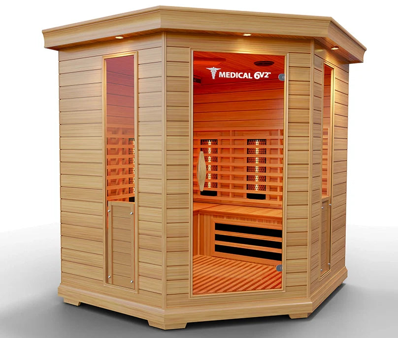 6 Person Indoor Infrared Full Spectrum Sauna | Medical 6 Plus™ | Saunas | Wiccan Center